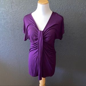 Purple short sleeve top